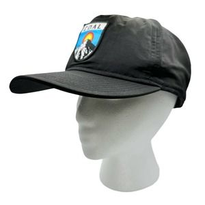 Coal | Men | Black 100% Nylon Mountain Patch Cap Hat | One Size